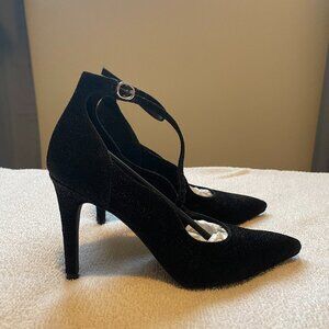 Black Sparkly Heels Size 7